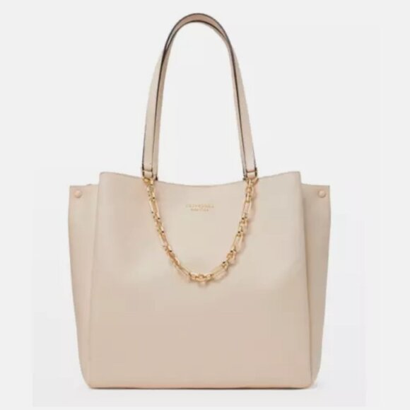 Kate Spade New York Carlyle Large Tote - Pebbled Leather - Milk Glass - Picture 5 of 9